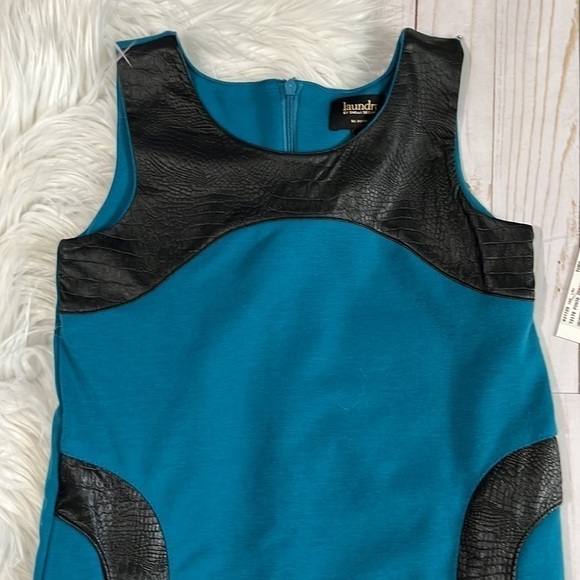 Laundry by Shelli Sagal Turquoise Dress Size 8 NWT - Picture 2 of 9